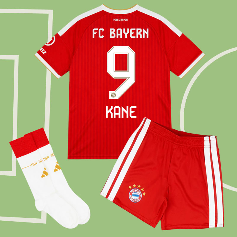 Barntröja Bayern München 2026/27 - KANE 9 röd hemmatröja