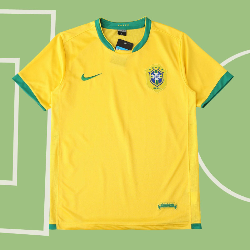 Brasilien retro hemmatröja herr 2006/07