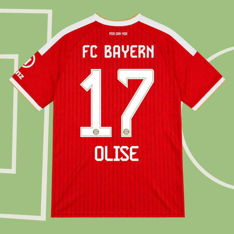FC Bayern 26/27 hemmatröja - OLISE 17 fotbollströja herr