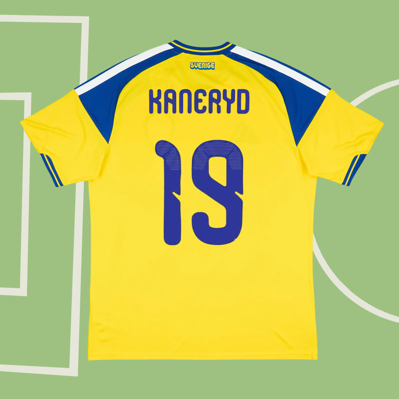 Kaneryd 19 Sverige tröja 2026/27 - kortärmad fotbollströja för fans