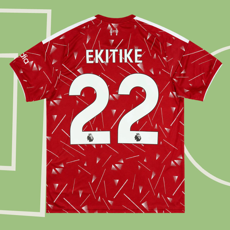 Köp Liverpool Ekitike 22 Hemmatröja 2026/27 Herr Kortärmad
