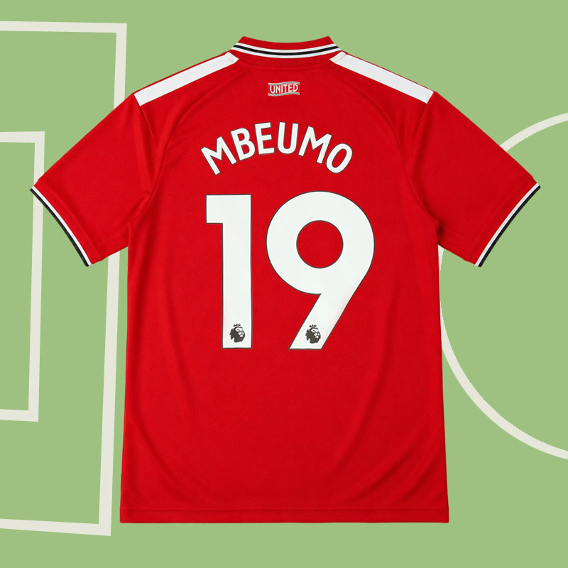 Köp Manchester United matchtröja 2026/27 med Mbeumo 19 tryck