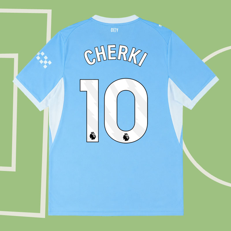 Manchester City CHERKI 10 tröja 2026/27 - herr kortärmad hemmatröja