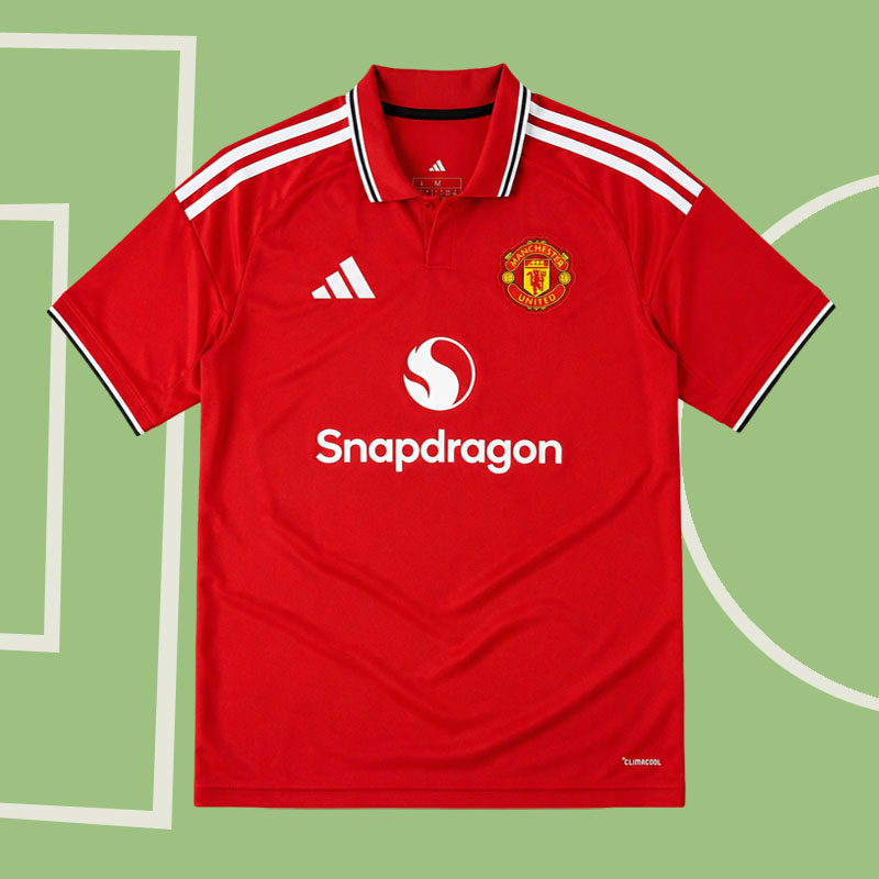 Manchester United hemmatröja herr 2026/27 - röd kortärmad fotbollströja
