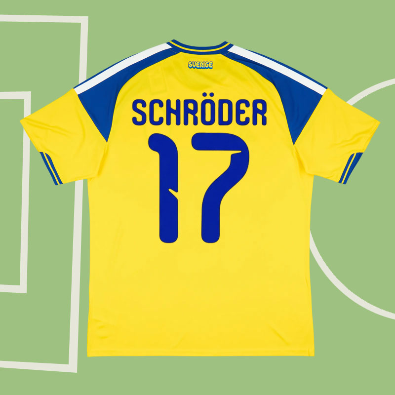 Schröder 17 Sverige 2026 hemmatröja - VM-tröja herr