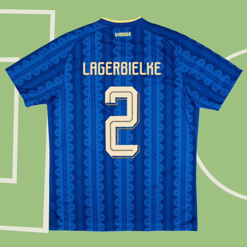 Sverige Lagerbielke #2 tröja - 2026/27 bortatröja herr