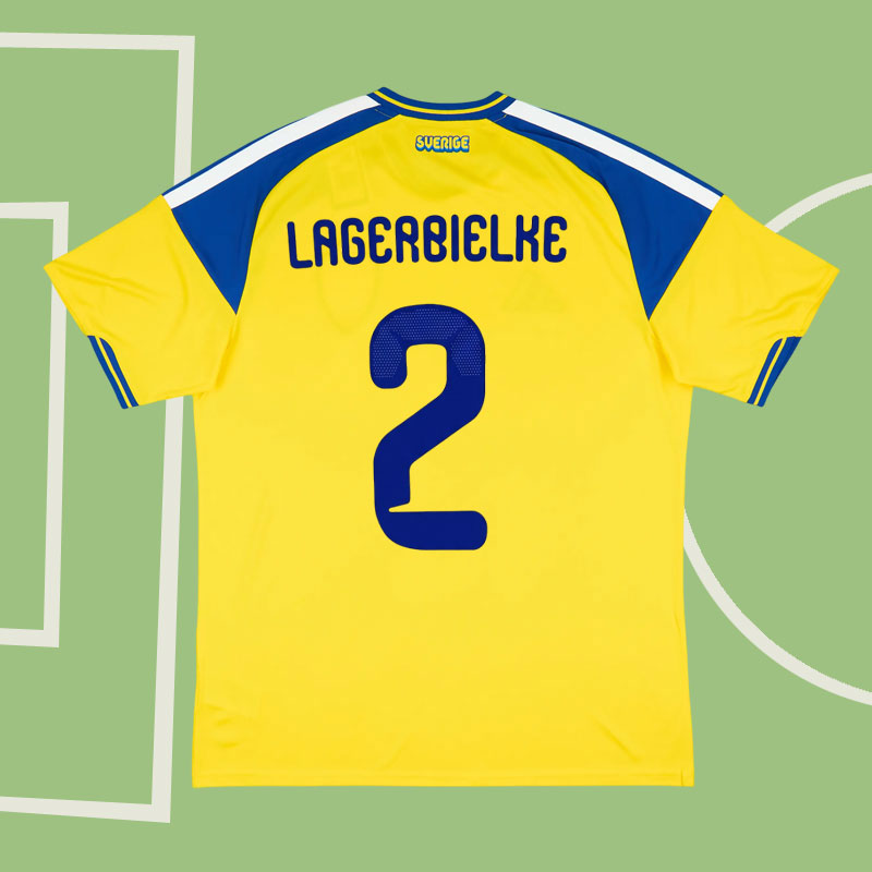Sverige VM-tröja 2026 Lagerbielke 2 - kortärmad hemmatröja