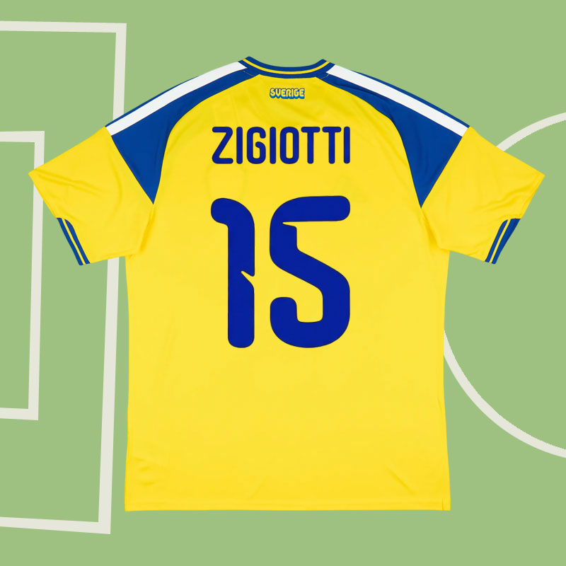 Sverige hemmatröja 2026/27 - Zigiotti 15 tröja herr VM