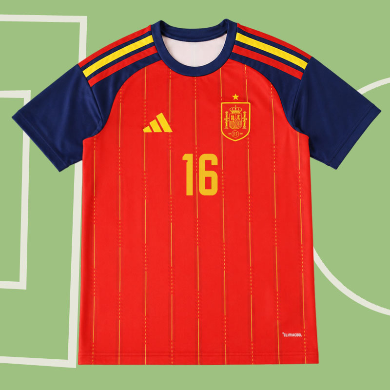 Köp Spanien VM 2026 Hemmatröja Rodri 16 Köp Spanien VM 2026 Hemmatröja Rodri 16