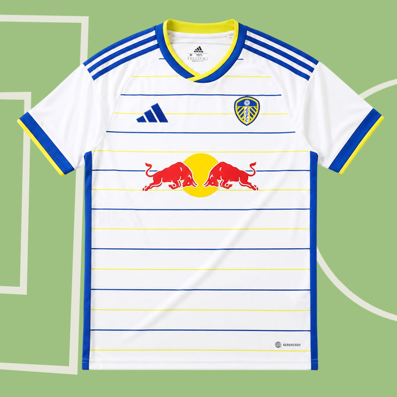 Leeds United hemmatröja 2026/27 herr - vit kortärmad tröja