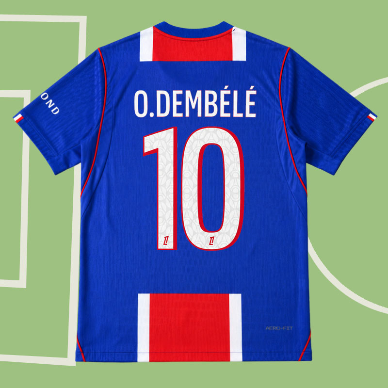 O.Dembélé 10 PSG tröja 2026/27 - herr fotbollströja hemma