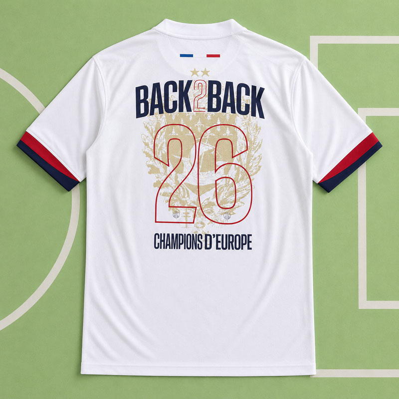 PSG bortatröja 2025/26 - Champions of Europe 2026 tröja
