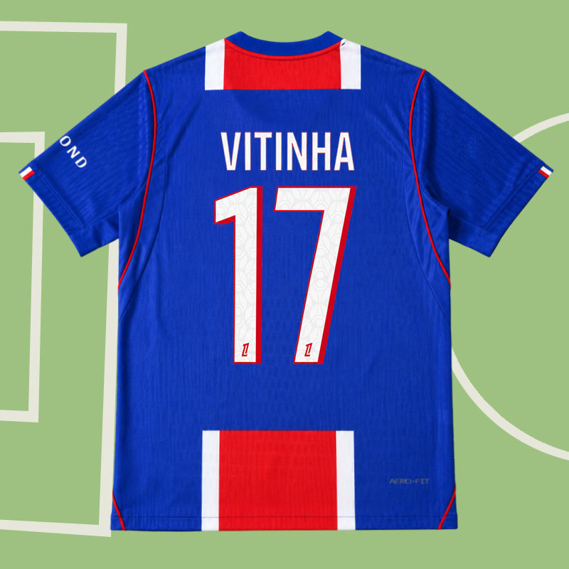 PSG fotbollströja 2026/27 herr - Vitinha 17 hemmatröja